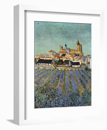 Saintes Maries De La Mer-Vincent van Gogh-Framed Giclee Print