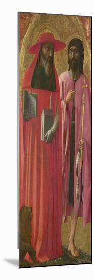 Saints Jerome and John the Baptist, Ca 1428-1429-Masaccio-Mounted Giclee Print