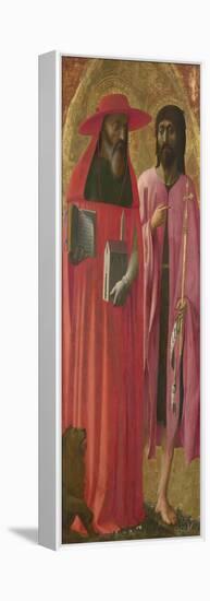 Saints Jerome and John the Baptist, Ca 1428-1429-Masaccio-Framed Premier Image Canvas