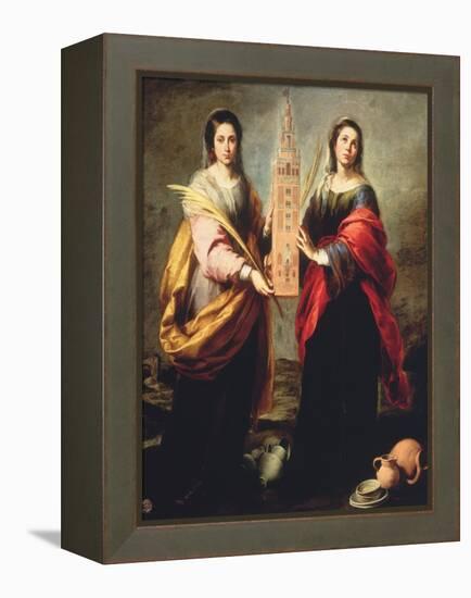 Saints Justa and Rufina-Bartolome Esteban Murillo-Framed Premier Image Canvas