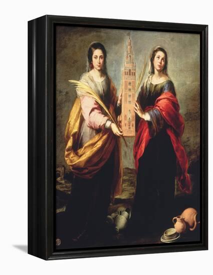 Saints Justa and Rufina-Bartolome Esteban Murillo-Framed Premier Image Canvas