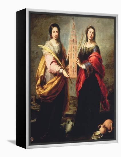 Saints Justa and Rufina-Bartolome Esteban Murillo-Framed Premier Image Canvas