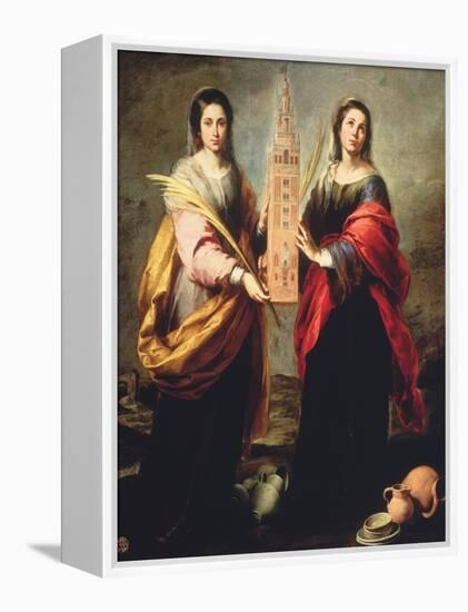 Saints Justa and Rufina-Bartolome Esteban Murillo-Framed Premier Image Canvas