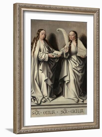 Saints Ottilia and Cecilia (Panel of the St Anne Altarpiec), Ca 1503-1506-null-Framed Giclee Print