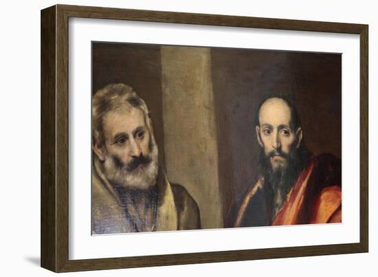 Saints Peter and Paul, C1587-C1592-El Greco-Framed Giclee Print