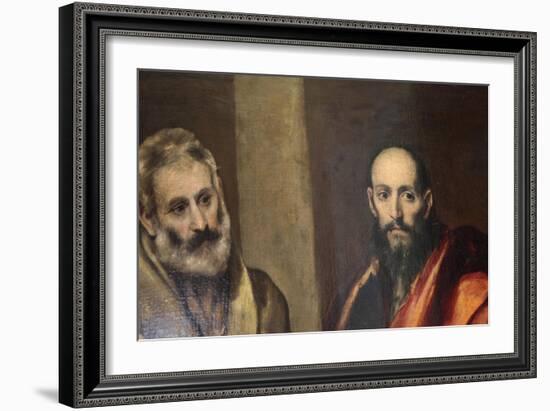 Saints Peter and Paul, C1587-C1592-El Greco-Framed Giclee Print