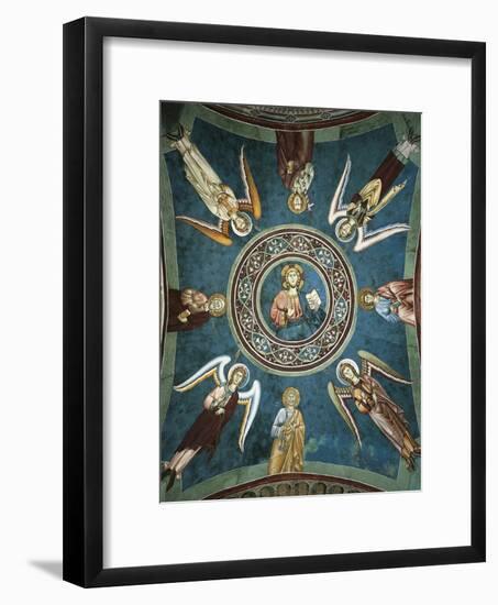 Saints Peter, John the Evangelist, Paul and Andrew Surrounded by Angels, 13th Century-null-Framed Giclee Print