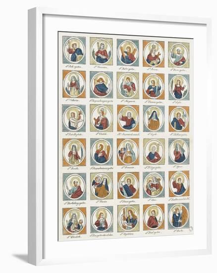 Saints-null-Framed Giclee Print
