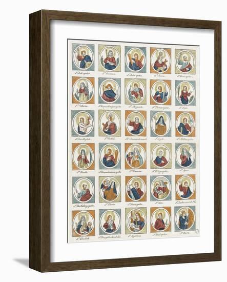 Saints-null-Framed Giclee Print