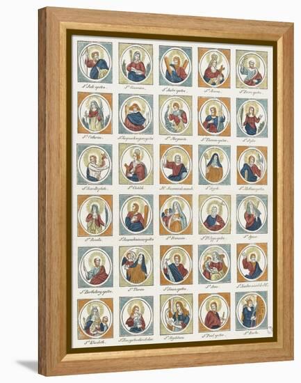 Saints-null-Framed Premier Image Canvas