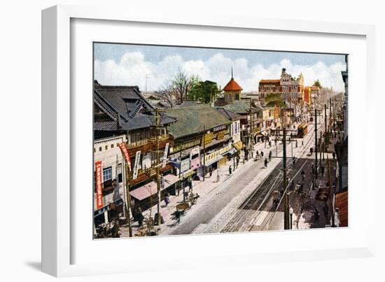 Sakaemachi Street, Nagoya, Japan, 20th Century-null-Framed Giclee Print