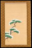 Iris and Mandarin Ducks (Ink & Colour on Silk)-Sakai Hoitsu-Giclee Print