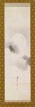Hanging Scroll Depicting the Autumnal Moon, from a Triptych of the Three Seasons, Japanese-Sakai Hoitsu-Giclee Print