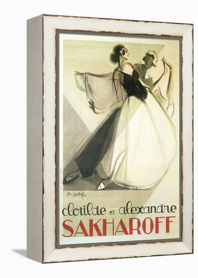 Sakharoff Dance Poster-null-Framed Stretched Canvas