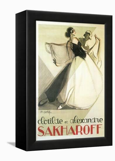 Sakharoff Dance Poster-null-Framed Stretched Canvas
