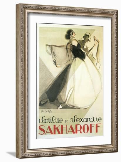 Sakharoff Dance Poster-null-Framed Art Print