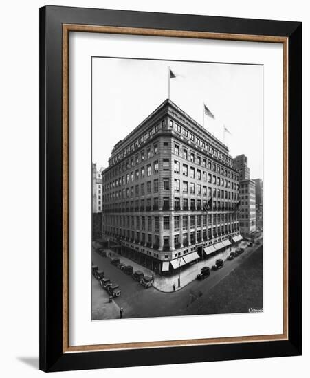 Saks and Company Clothing Store-null-Framed Photographic Print