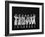 Saks Fifth Avenue Fashion Shot of Model Swinging Golf Club-Gjon Mili-Framed Photographic Print