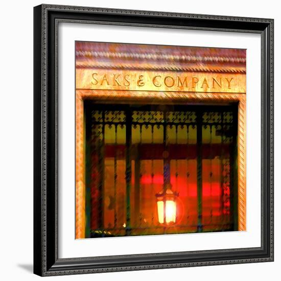 Saks Window, New York-Tosh-Framed Art Print