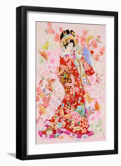 Sakura Momo-Haruyo Morita-Framed Art Print