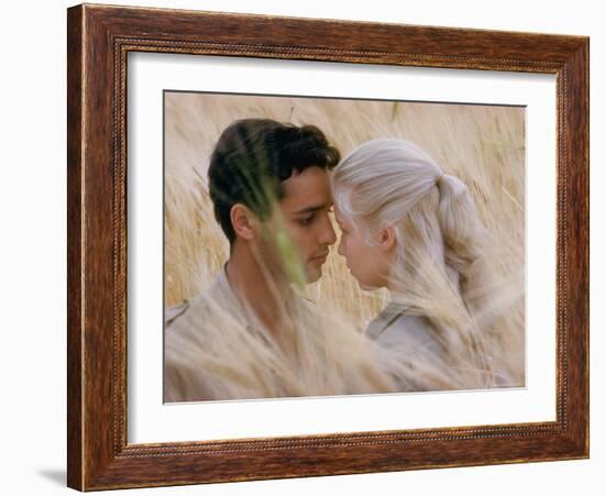 Sal Mineo and Jill Haworth in Scene from Exodus-Gjon Mili-Framed Premium Photographic Print