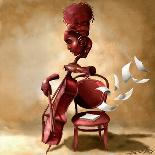 Ethereal Strings-Salaam Muhammad-Art Print