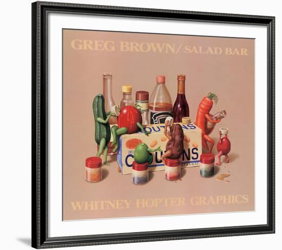 Salad Bar-Greg Brown-Framed Art Print