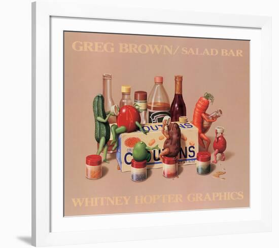 Salad Bar-Greg Brown-Framed Art Print