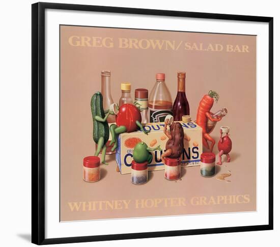 Salad Bar-Greg Brown-Framed Art Print