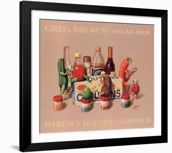 Salad Bar-Greg Brown-Framed Art Print