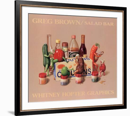 Salad Bar-Greg Brown-Framed Art Print