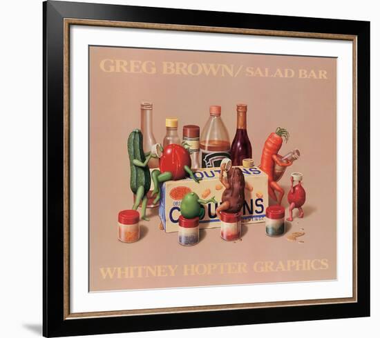 Salad Bar-Greg Brown-Framed Art Print