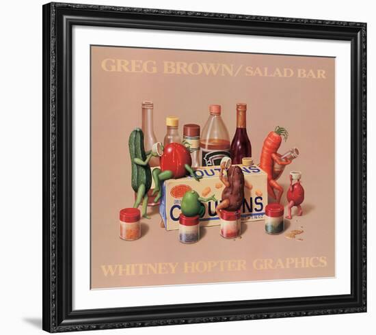 Salad Bar-Greg Brown-Framed Art Print