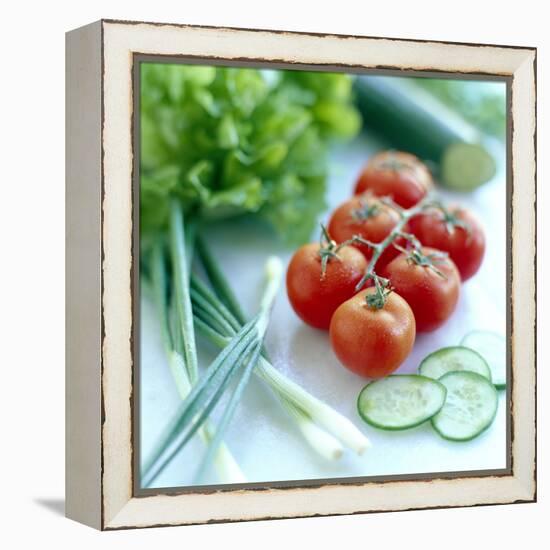 Salad Vegetables-David Munns-Framed Premier Image Canvas