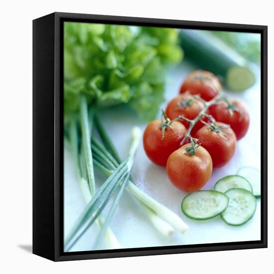 Salad Vegetables-David Munns-Framed Premier Image Canvas