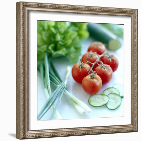 Salad Vegetables-David Munns-Framed Premium Photographic Print