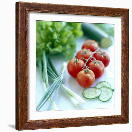 Salad Vegetables-David Munns-Framed Premium Photographic Print