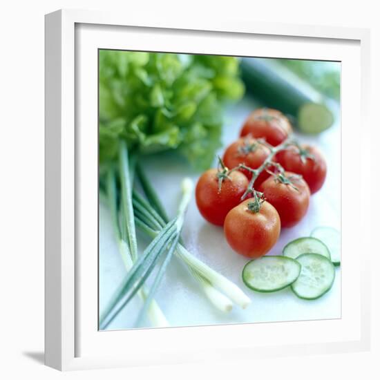 Salad Vegetables-David Munns-Framed Premium Photographic Print