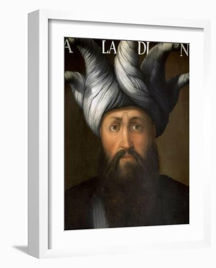 Saladin, 1138-93, Muslim Sultan who Fought Crusaders-null-Framed Giclee Print