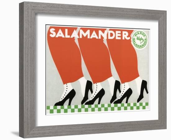 Salamander Shoes, 1912-Ernst Deutsch-Framed Giclee Print