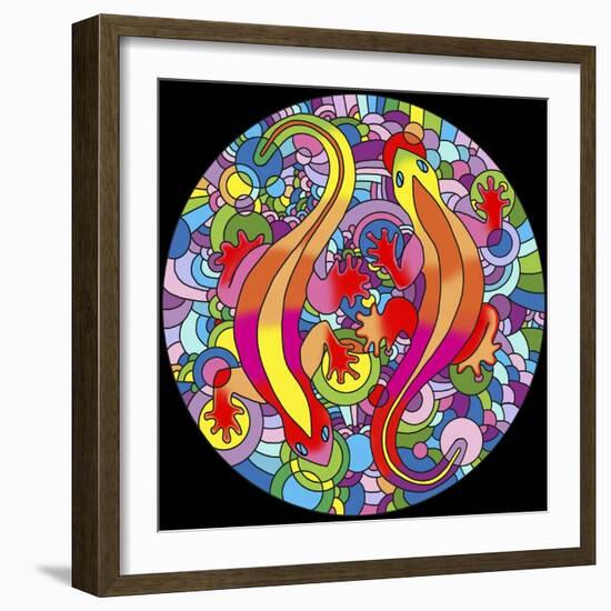 Salamanders-Howie Green-Framed Giclee Print