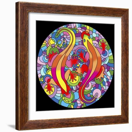 Salamanders-Howie Green-Framed Giclee Print