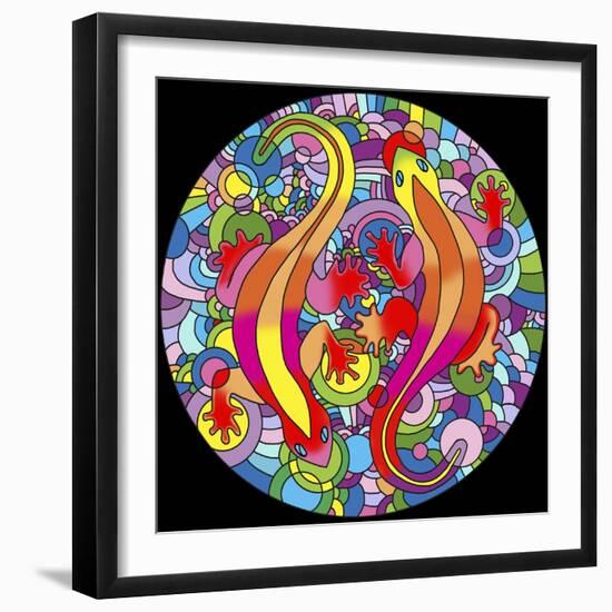 Salamanders-Howie Green-Framed Giclee Print