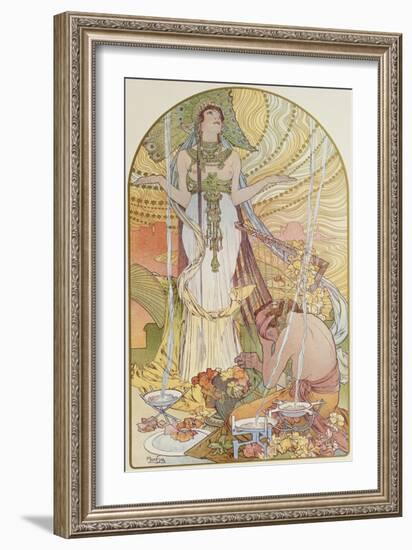 Salambo, 1897-Alphonse Mucha-Framed Giclee Print