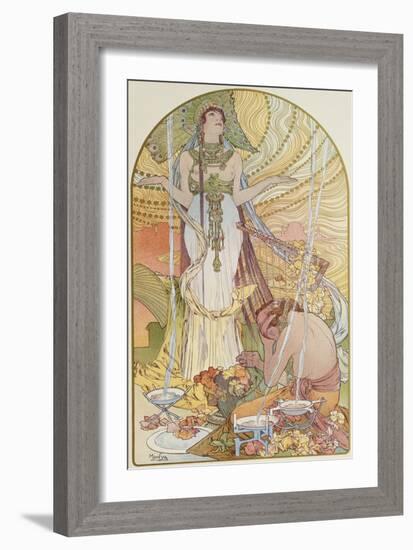 Salambo, 1897-Alphonse Mucha-Framed Giclee Print