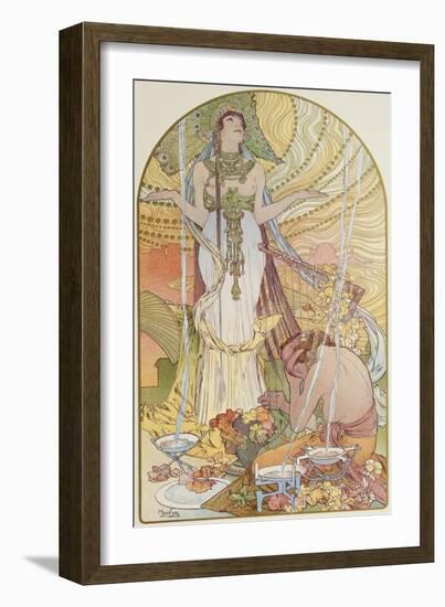 Salambo, 1897-Alphonse Mucha-Framed Giclee Print