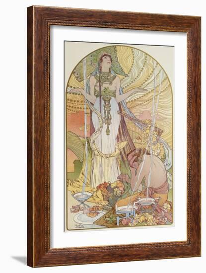 Salambo, 1897-Alphonse Mucha-Framed Giclee Print