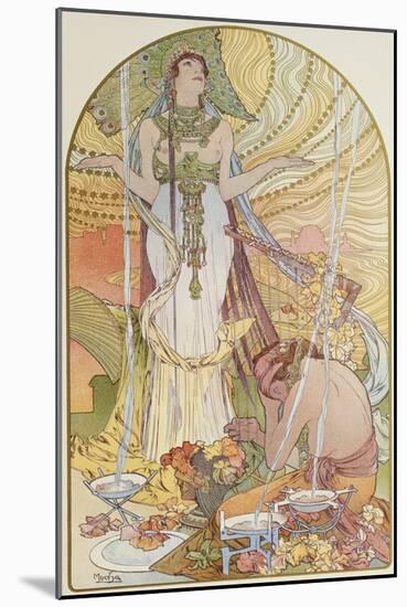 Salambo, 1897-Alphonse Mucha-Mounted Giclee Print