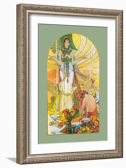 Salammbo-Alphonse Mucha-Framed Art Print