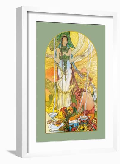 Salammbo-Alphonse Mucha-Framed Art Print